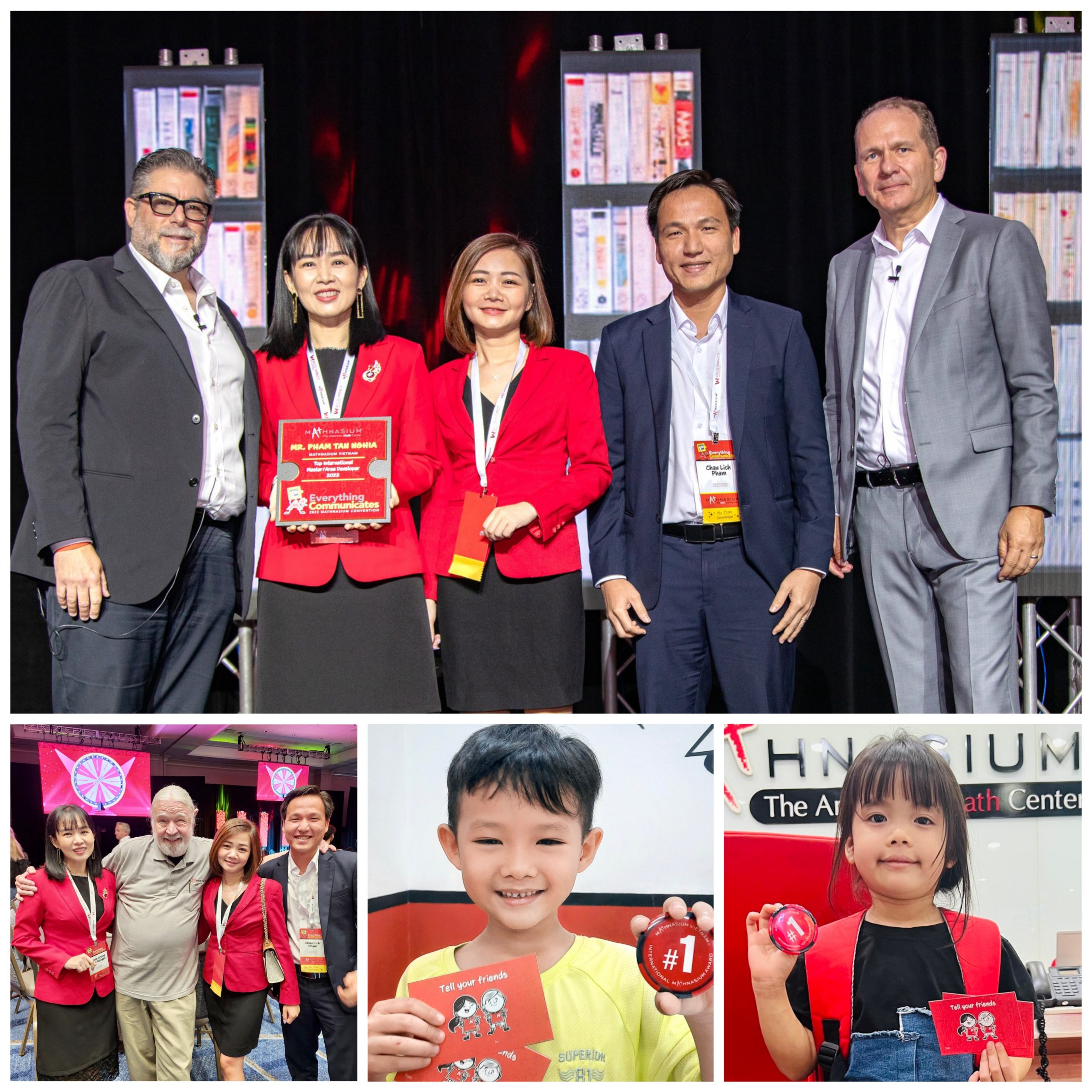 Mathnasium Việt Nam đạt danh hiệu "Đơn vị phát triển khu vực quốc tế xuất sắc nhất”