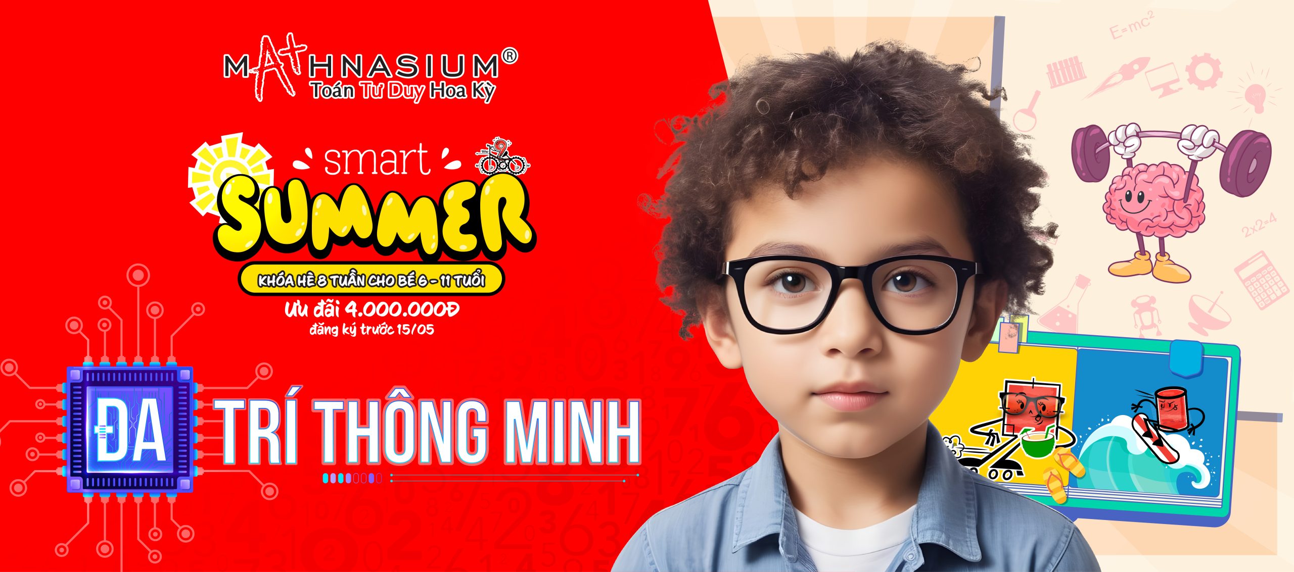 Khóa hè 2024 Smart Summer đa trí thông minh tại Mathnasium Việt Nam