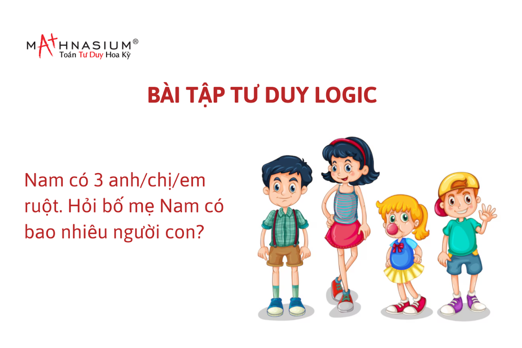 Bài tập toán tư duy lớp 1 - tư duy logic