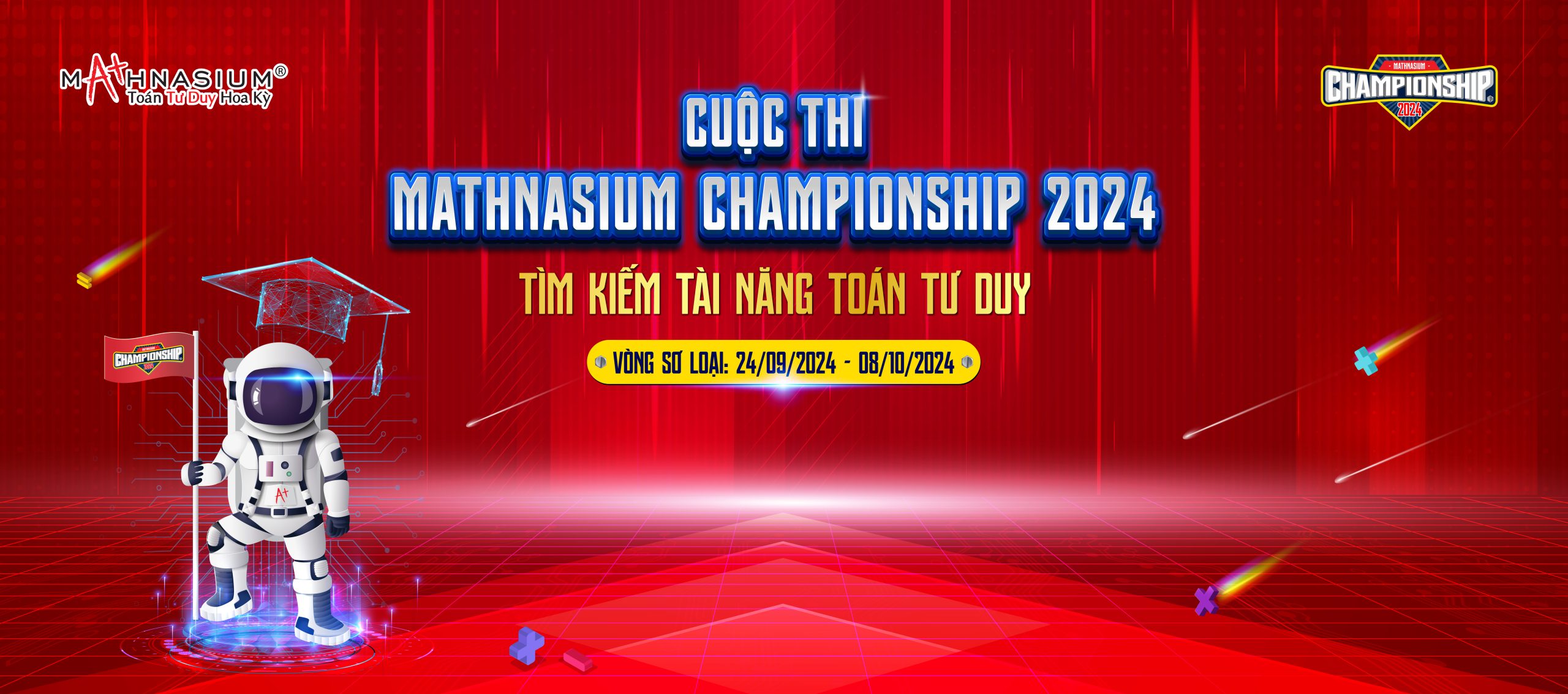 Cuộc thi tìm kiếm tài năng toán tư duy mathnasium championship 2024